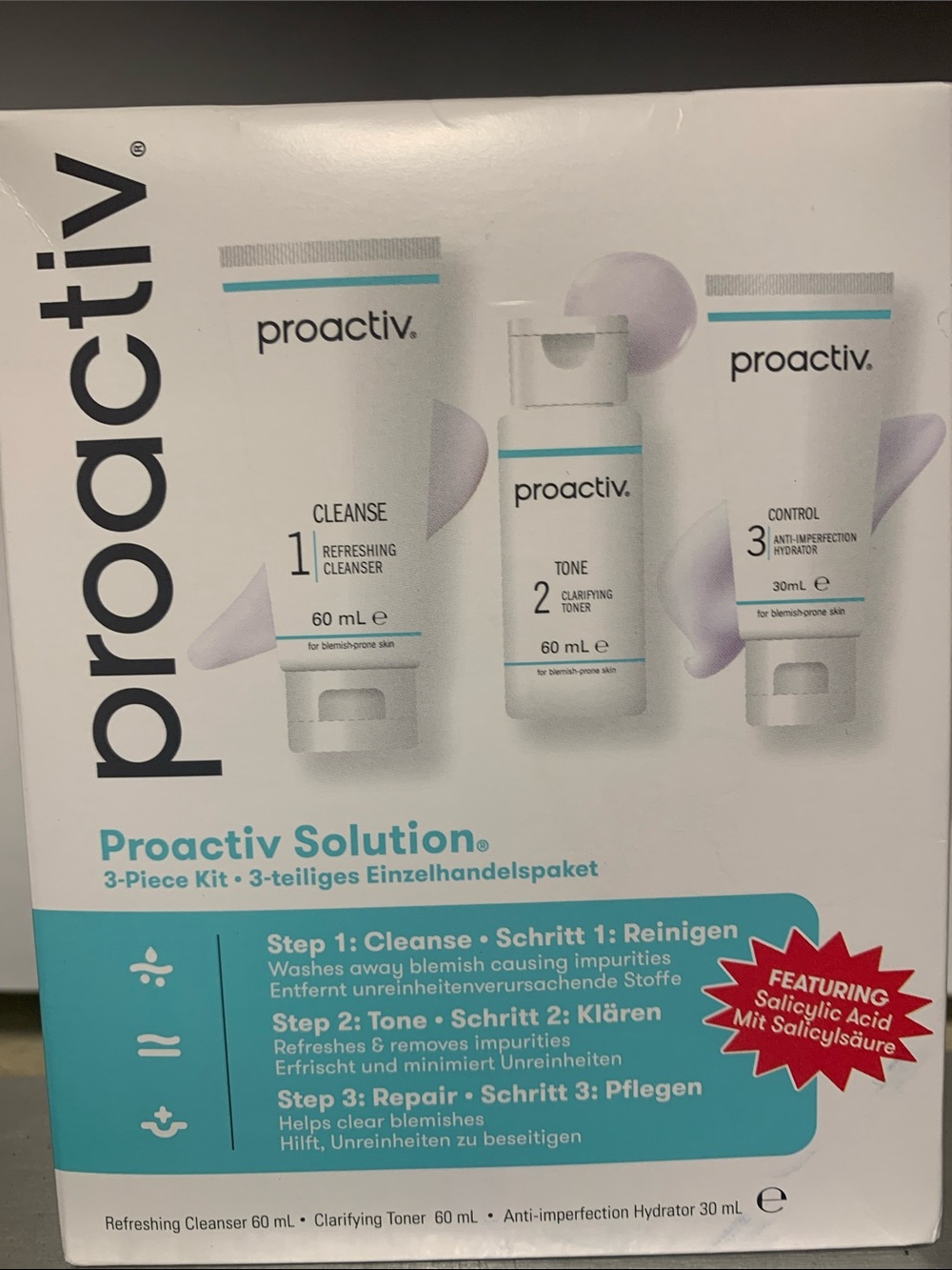 Proactiv 3-Piece Acne Care Kit — 60 day size